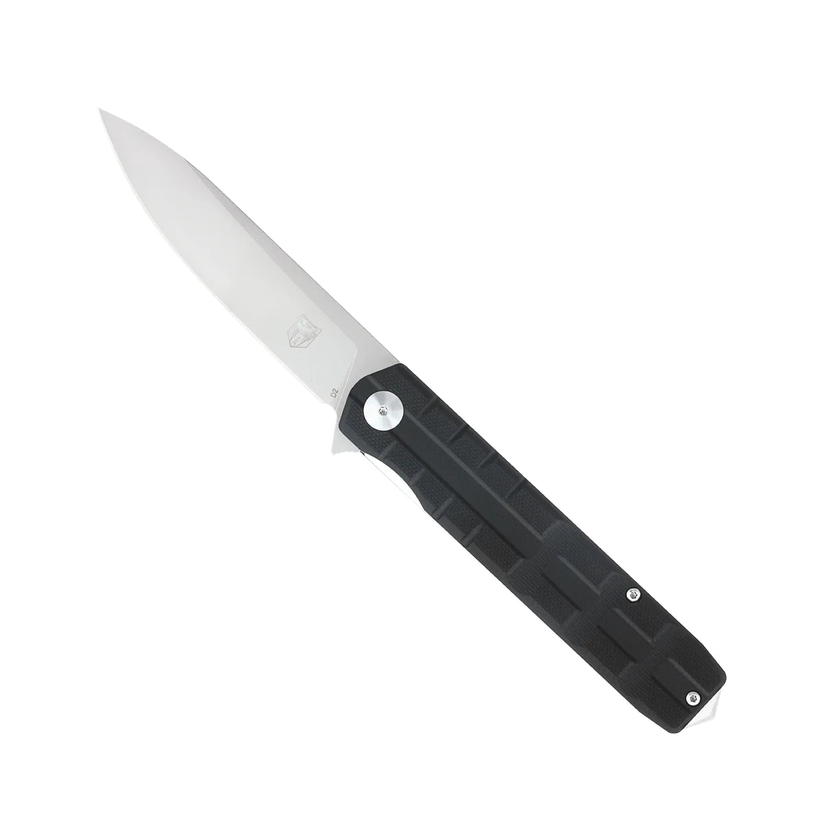 Cobratec Knives Cobratec Kuzio SDE Flip Knife with Black G10 Handle, 3.25 Inch Drop Point Blade