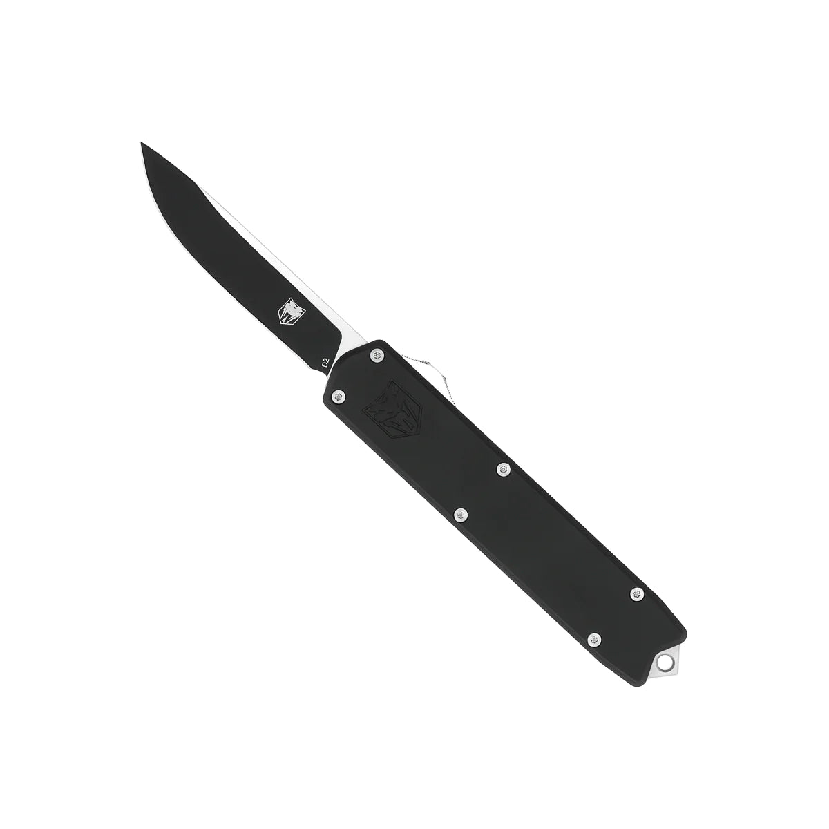 Cobratec Knives MCTDOMBLK Medium Dominator Black Knife