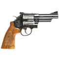 Smith & Wesson Model 29 Engraved .44 Special Double Action Revolver with 4-Inch Barrel and Wood Grips