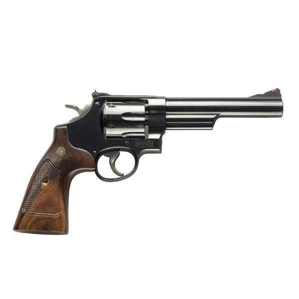 Smith & Wesson Model 57 Classic .41 Rem Mag 6-Inch Double Action Revolver with Blued Finish and Checkered Walnut Grips