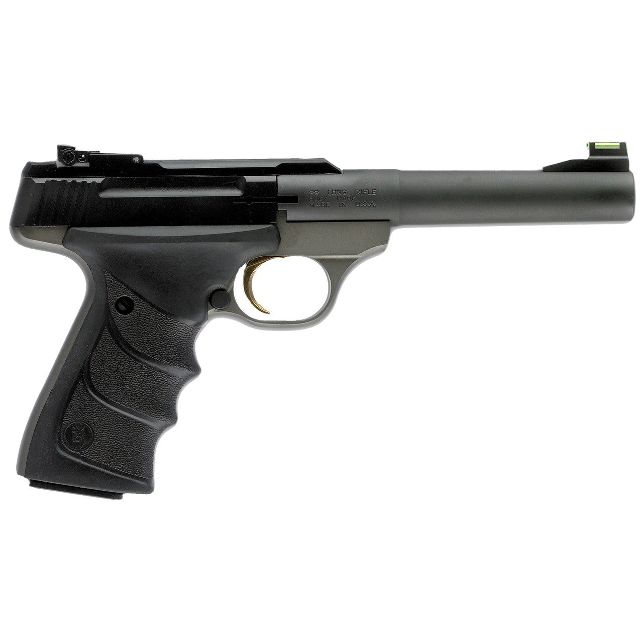 Browning Practical Series .22LR Pistol with Matte Black Tapered Bull Barrel and Ultragrip RX Grips