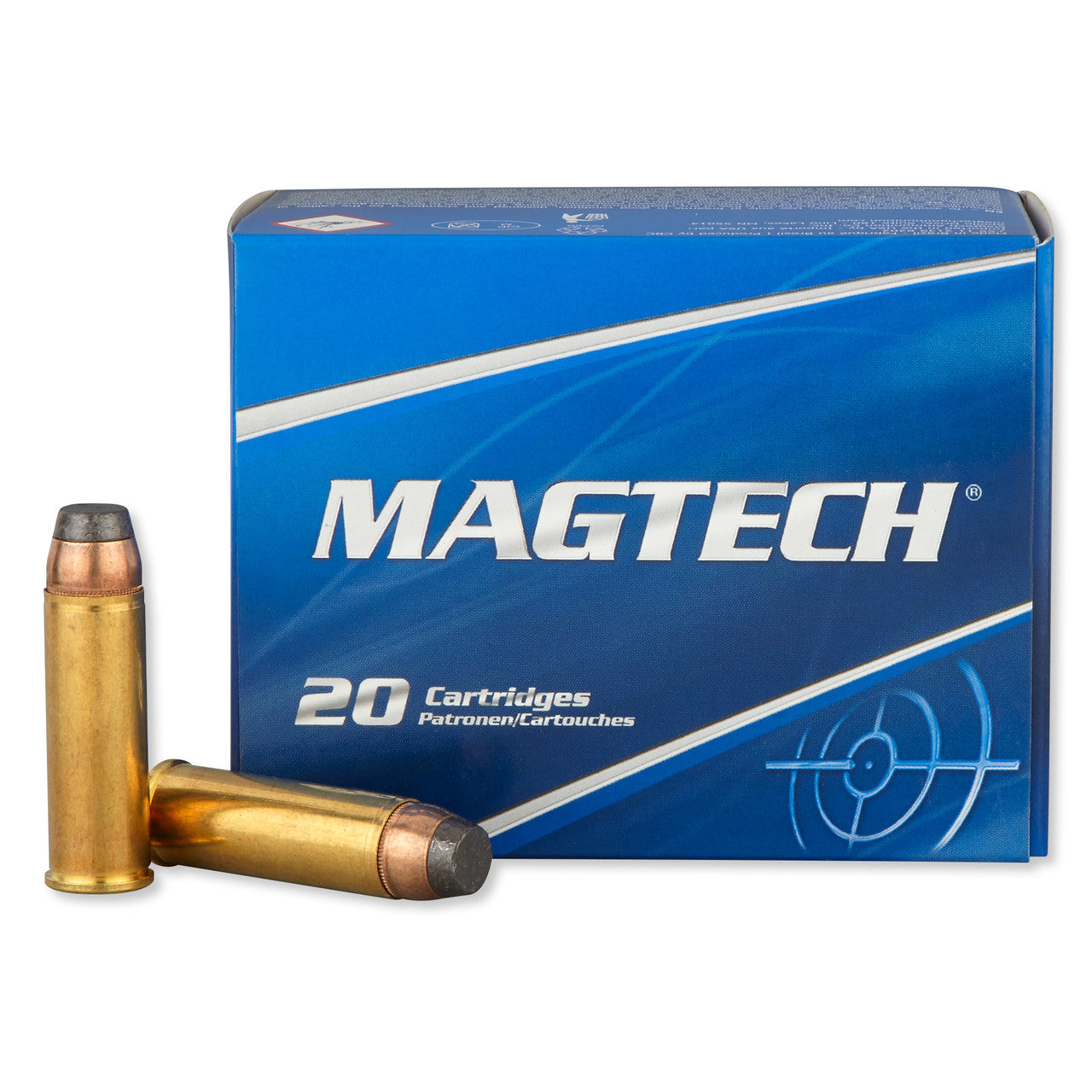 Magtech .454 Casull 260-Grain Semi-Jacketed Soft Point Flat Ammunition, 20 Rounds per Box
