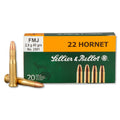 Sellier & Bellot .22 Hornet 45 Grain FMJ Ammo – 20 Rounds per Box, 90 Boxes per Case