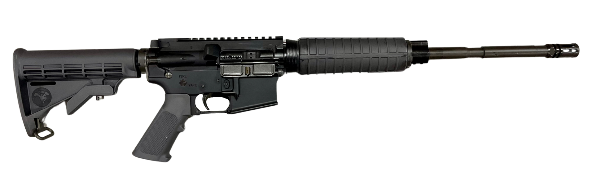 Doublestar BW117 16-inch 5.56mm Rifle with Sniper Gray Polymer Furniture and Optic Ready Sights