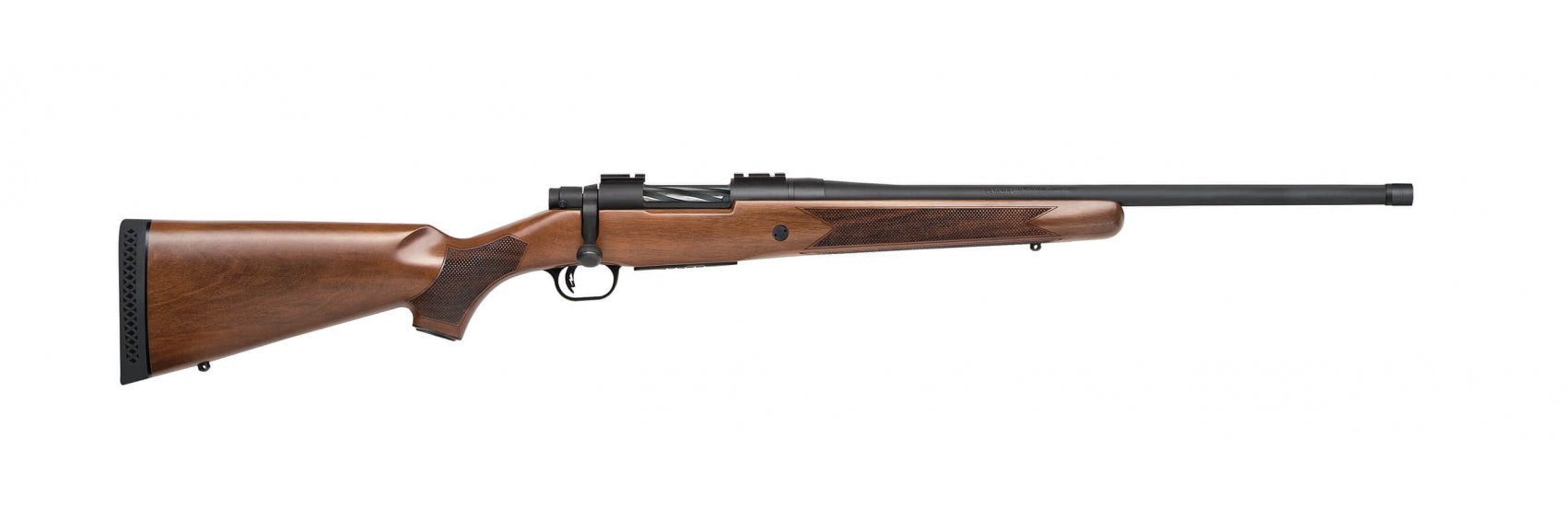 Mossberg Patriot .450 Bushmaster Bolt Action Rifle with Walnut Stock and 20-Inch Fluted Barrel