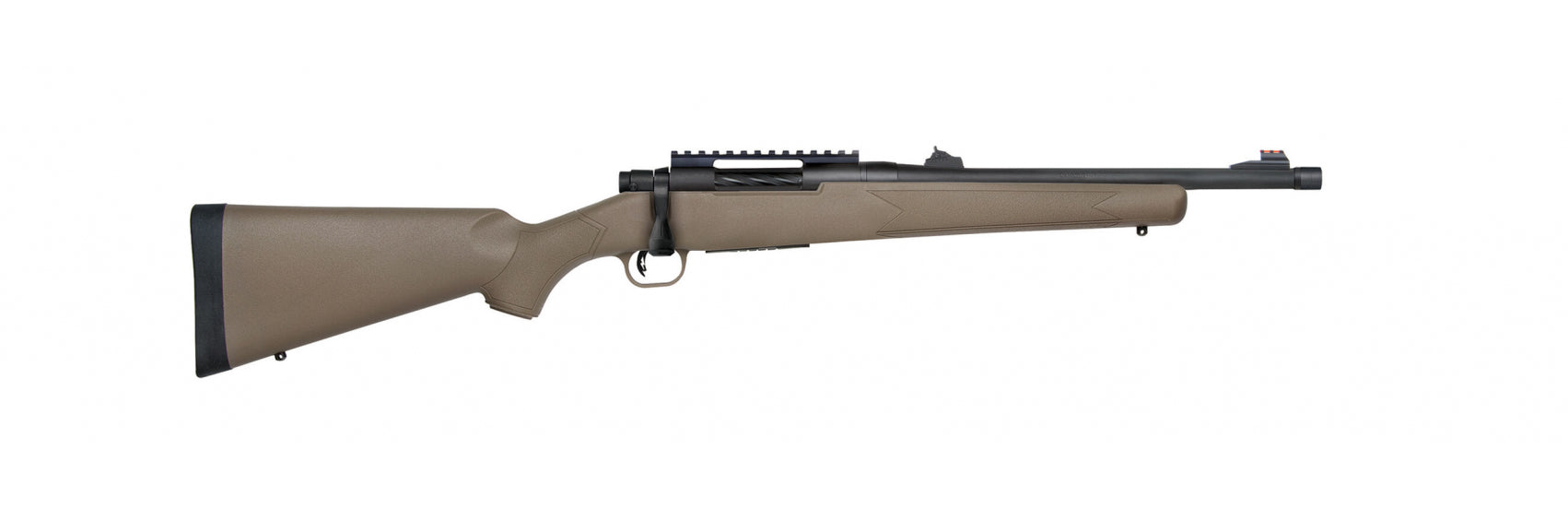 Mossberg Patriot .450 Bushmaster Bolt-Action Rifle with 16.25-Inch Fluted Barrel in Flat Dark Earth