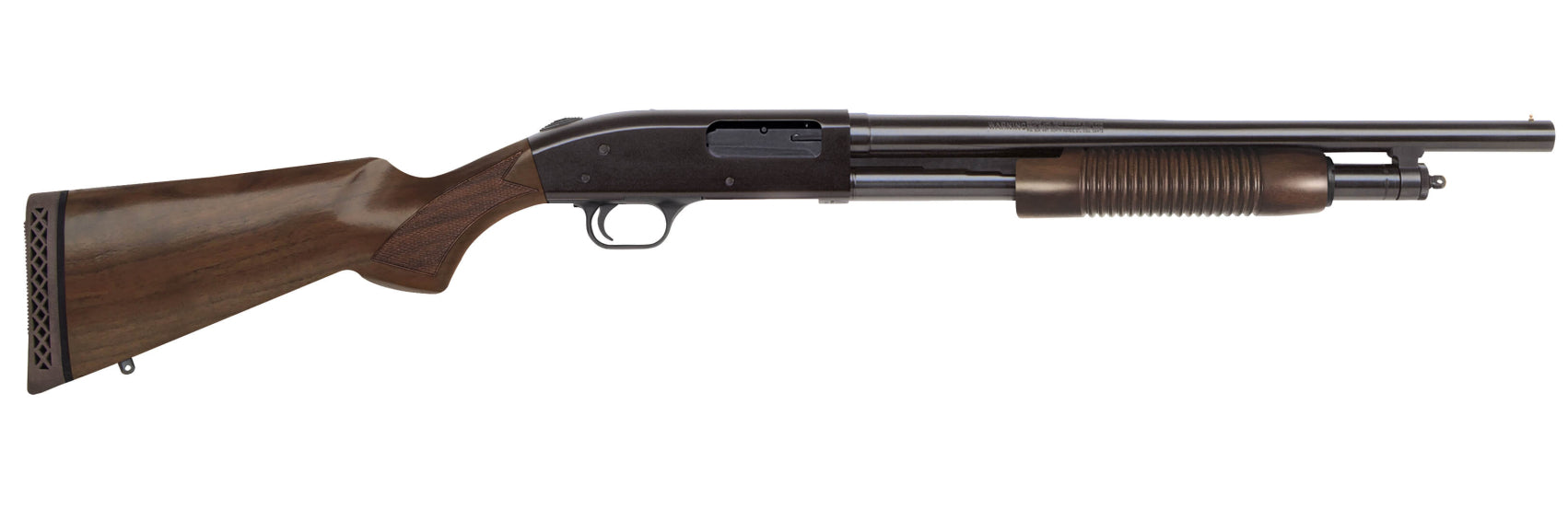 Mossberg 500 Retrograde 12 Gauge Pump Shotgun with 18.5-inch Barrel and Walnut Stock