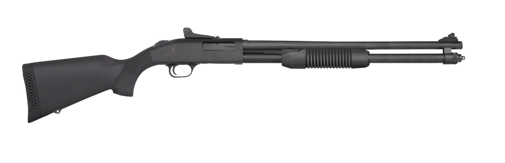 Mossberg 590 Persuader Bantam 20 Gauge Pump Action Shotgun with 20-Inch Barrel and Synthetic Stock