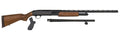 Mossberg 500 Combo 12 Gauge Shotgun with Pistol Grip and Vent Rib Barrel