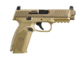 FN 509F MRD NMS 4.5-inch 9mm Semi-Auto Pistol in Flat Dark Earth with 2 Magazines