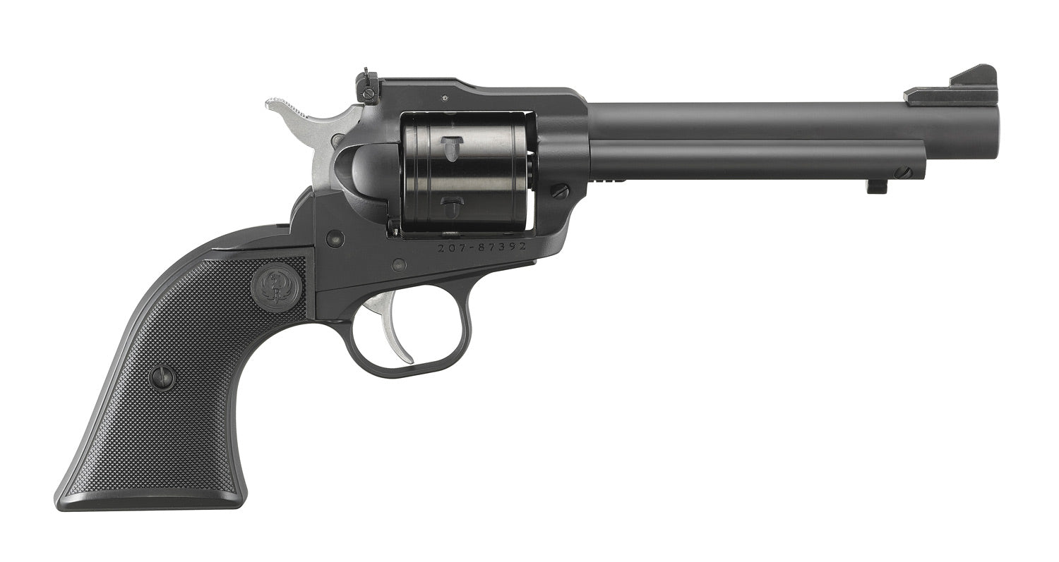 Ruger Super Wrangler .22 LR/WMR Single Action Revolver with 5.5-Inch Barrel and Black Cerakote Finish