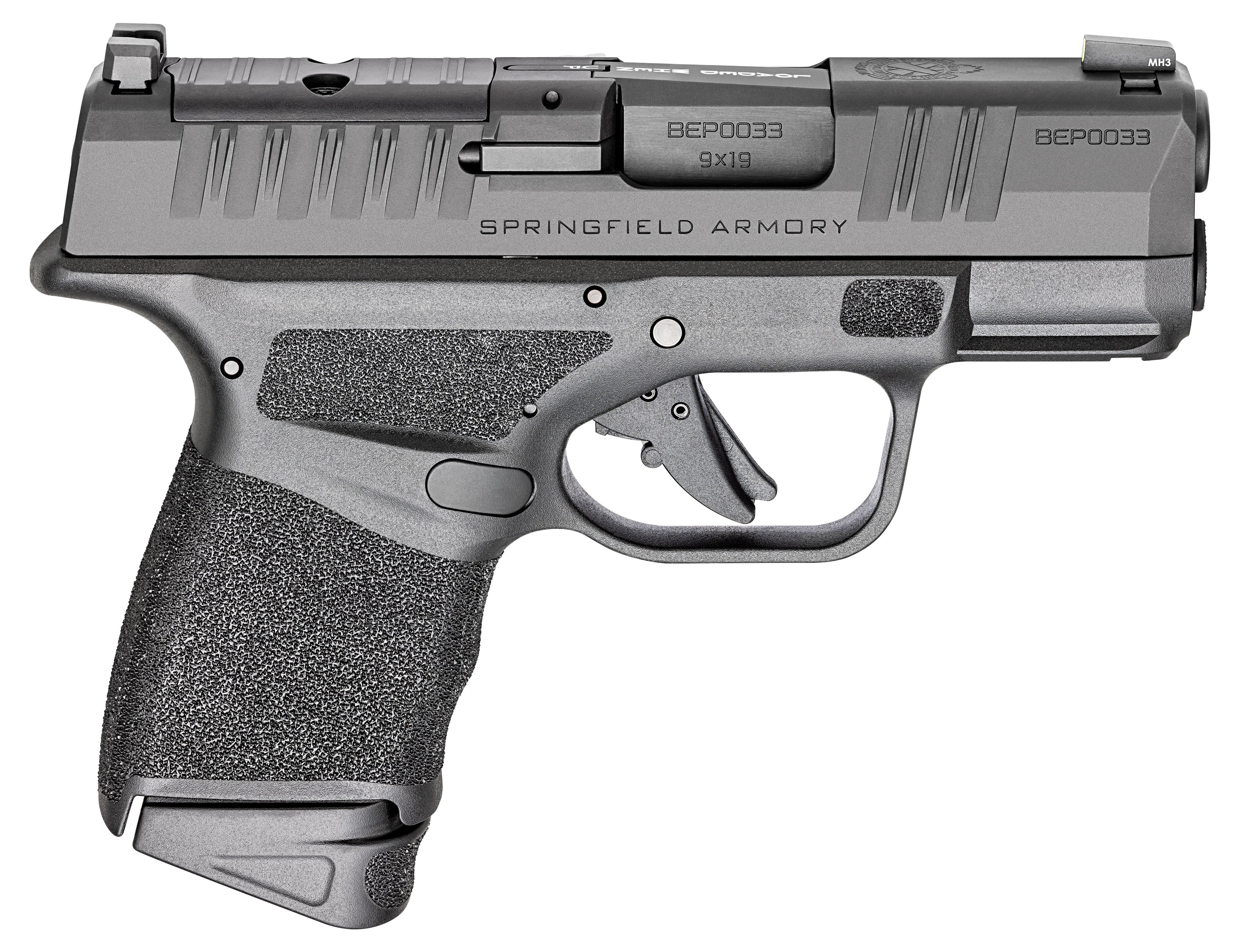 Springfield Armory Hellcat OSP Black 3-Inch 9mm Sub-Compact Pistol with Night Sights and Two Magazines