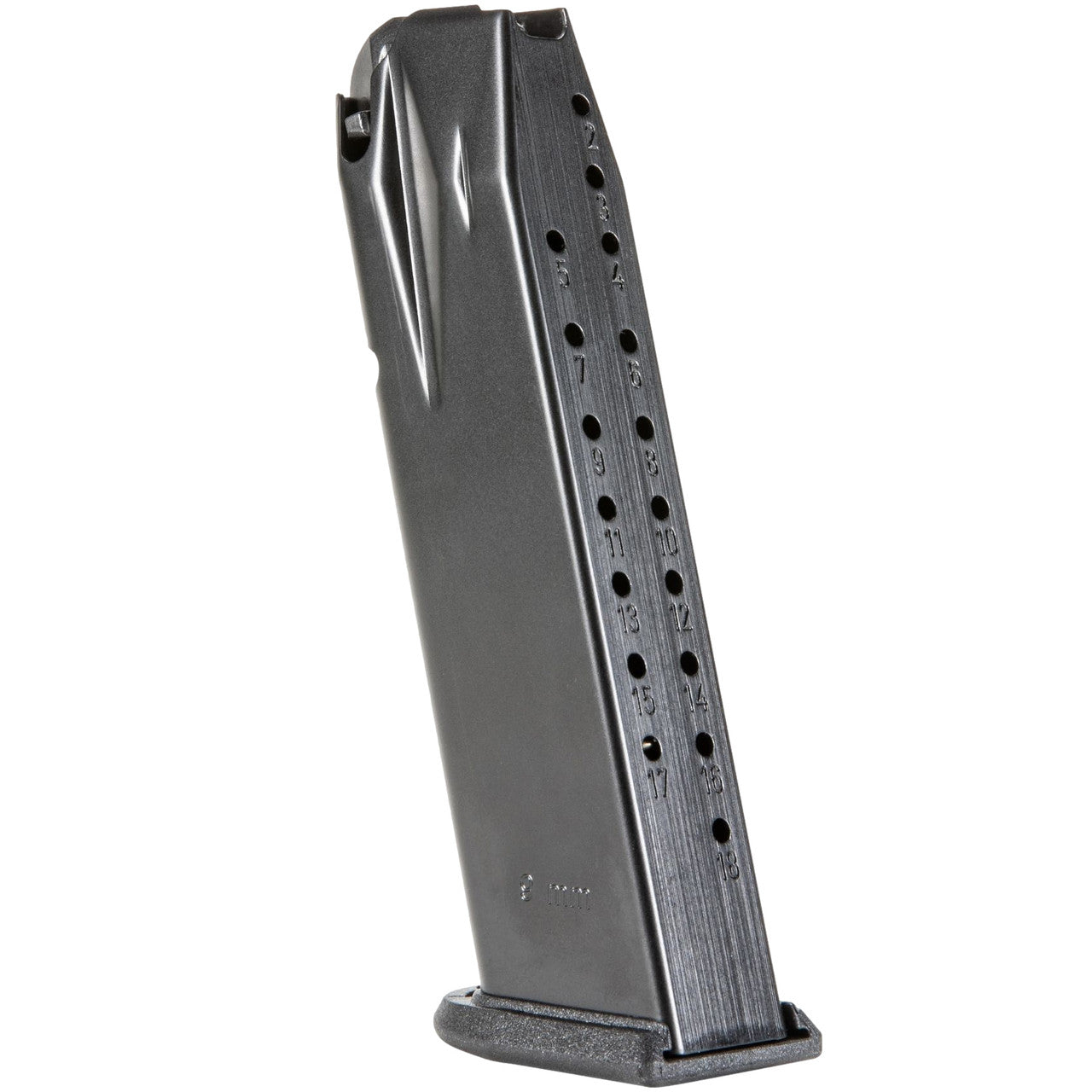 Walther PDP Full Size 9mm 18-Round Magazine – Black Steel for Walther PDP Pistols
