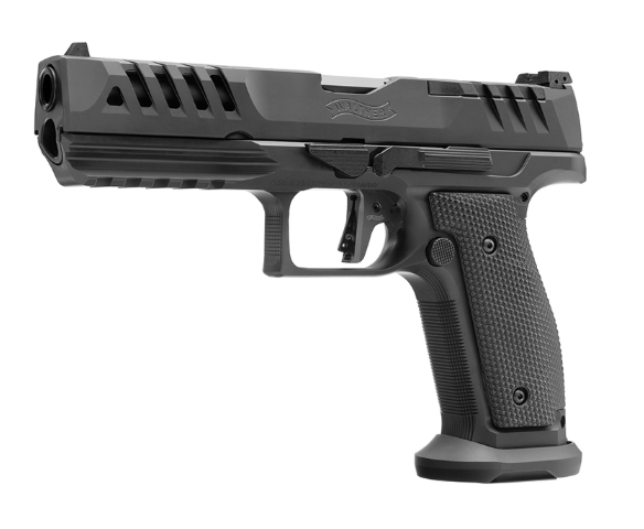 Walther PDP Match Steel Frame 9mm Pistol with 5-Inch Barrel and Interchangeable Grips