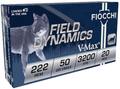 Fiocchi .222 Rem Mag 50 Grain V-Max Varmint Ammo - 20 Round Box