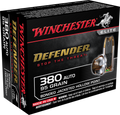 Winchester Ammo S380PDB .380 ACP 95 Grain Bonded Jacket Hollow Point - 20 Rounds