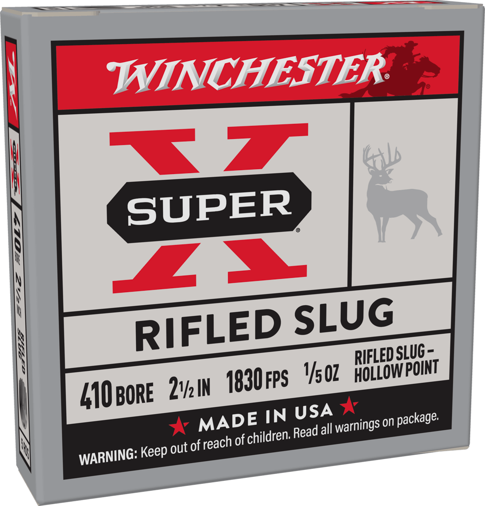 Winchester Ammo Rifled Slug Hollow Point .410 Gauge, 2.5 Inch, 5 Rounds per Box