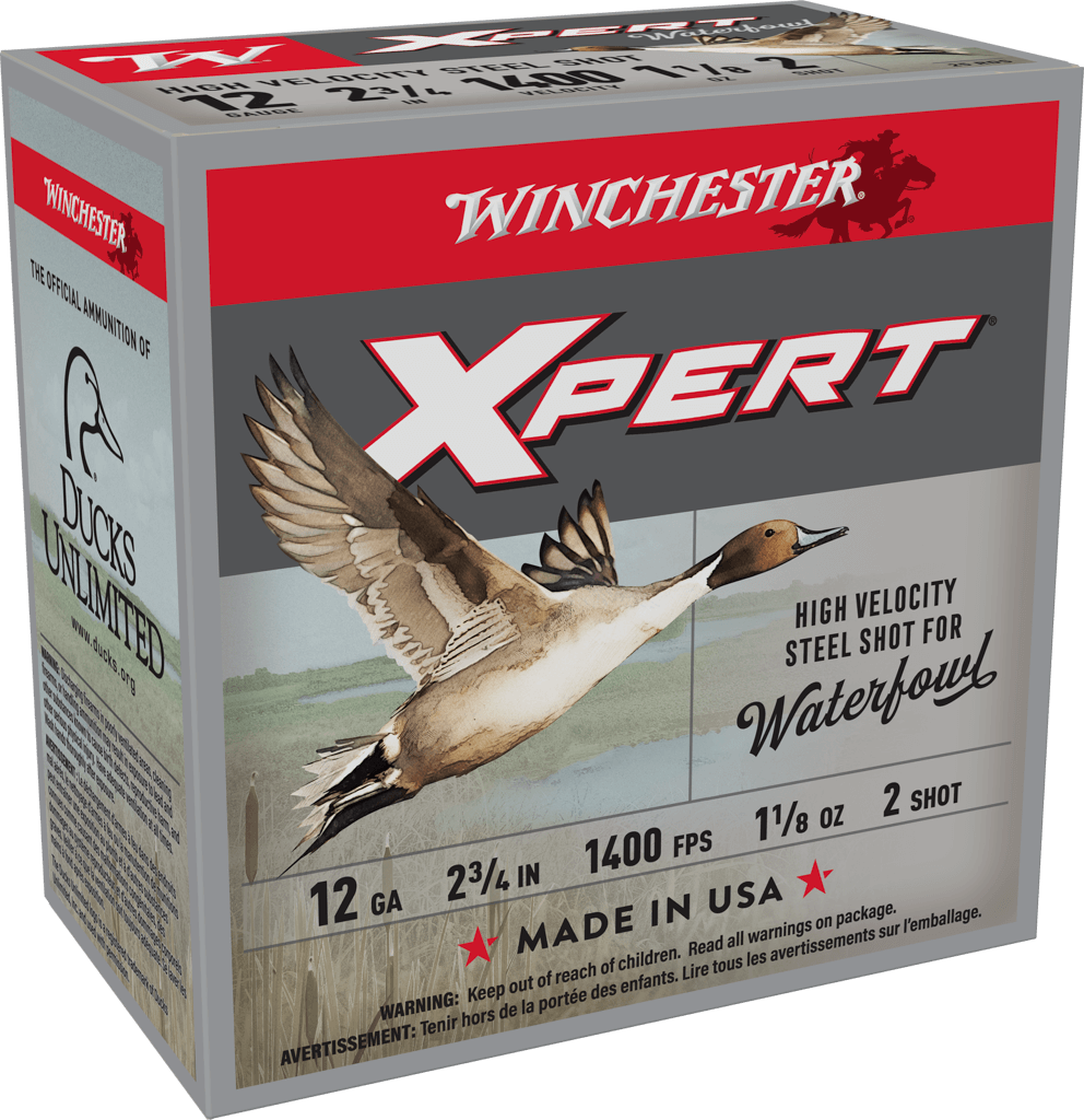 Winchester Ammo Super X Xpert H.V. Steel 12 Gauge 2.75 Inch 1-1/8 Ounce #2 Steel Shot 25 Rounds