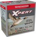 Winchester Ammo Super X Xpert High Velocity 12 Gauge Steel Shotshells, 2-3/4 inch, 1-1/8 oz #4 Steel Shot, 25 Rounds per Box