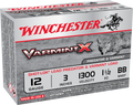 Winchester Ammo VARMINT X Shot Lok 12 Gauge BB Buckshot - 1½ oz Copper-Plated Lead for Small Game Hunting