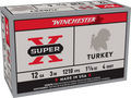 Winchester Ammo Super X Turkey 12GA 3 inch 1-7/8 oz #4 Copper-Plated Lead Shotshells (10 Rounds per Box)