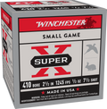 Winchester Ammo Super-X Heavy Brass Game Load .410 Gauge 2.5-inch 7.5 Shot, 25 Rounds per Box