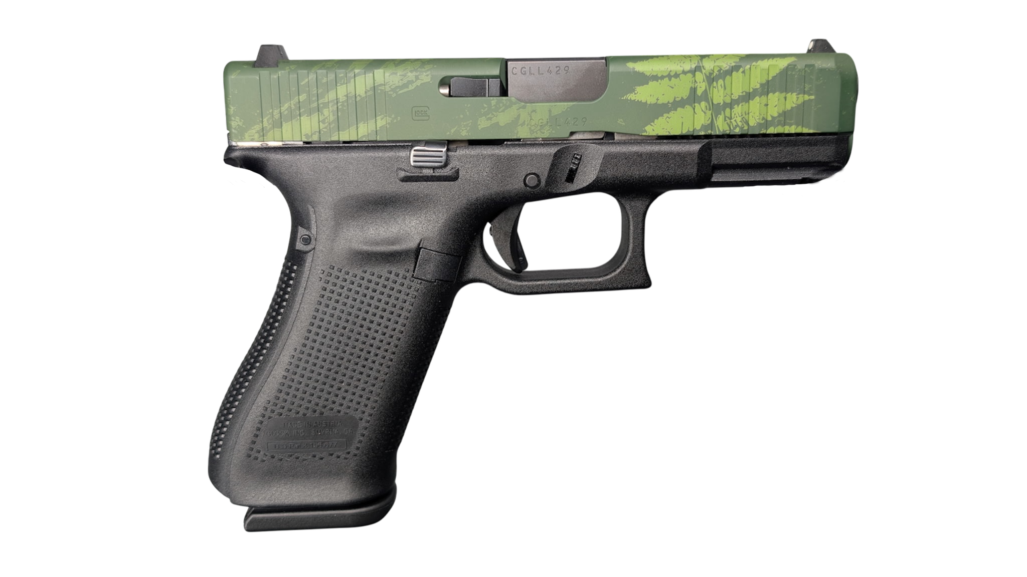 Glock GLOCK 45 V Island Camo 9mm Pistol with 4-Inch Barrel and Three Magazines
