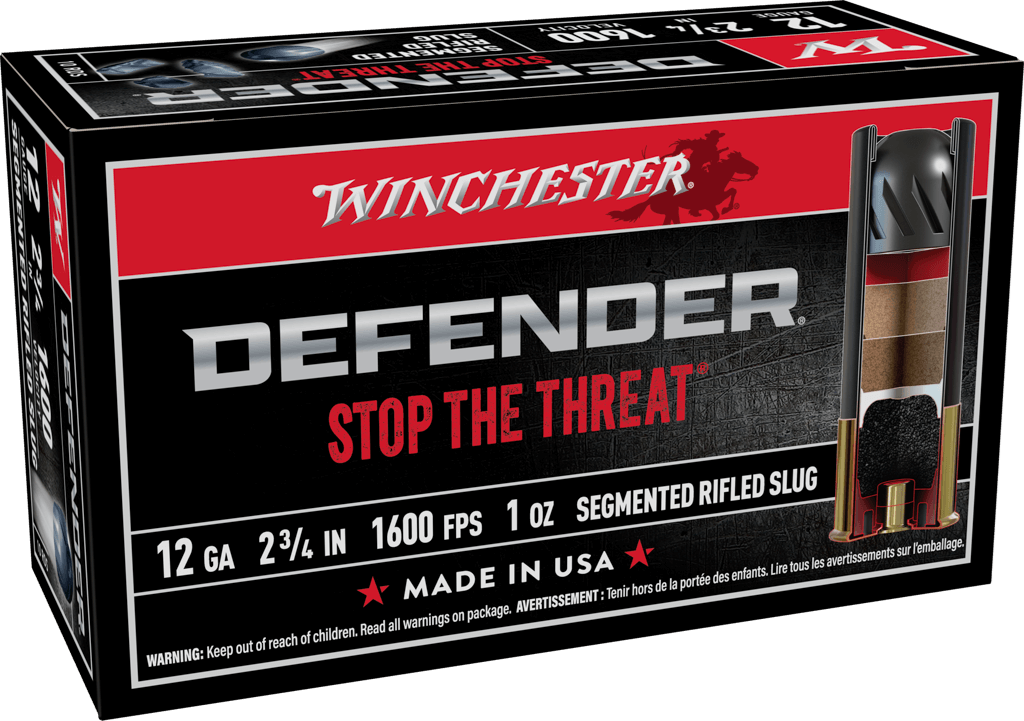 Winchester Ammo PDX1 Defender 12 Gauge 2.75 inch 1 oz Segmented Rifled Slug - 10 Rounds per Box