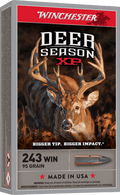 Winchester Ammo Deer Season XP .243 Winchester 95-Grain Poly Tip Centerfire Rifle Ammunition, 20 Rounds Per Box