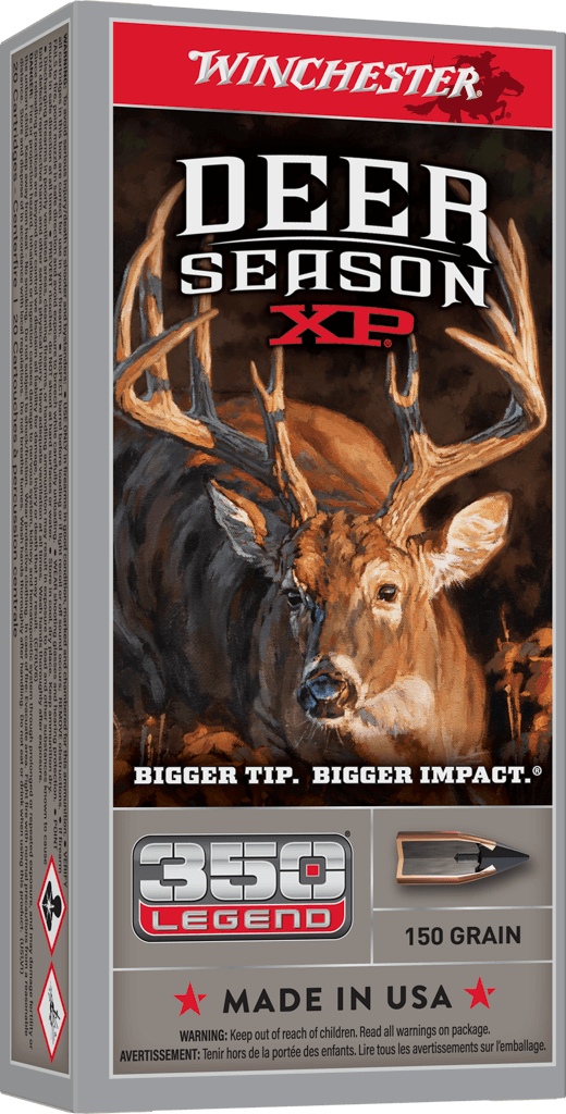 Winchester Ammo Deer Season XP .350 Legend 150-Grain Poly Tip Centerfire Rifle Ammunition - 20 Rounds
