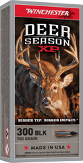 Winchester Ammo Deer Season XP 300 Blackout 150 GR Ballistic Tip, 20 Rounds per Box