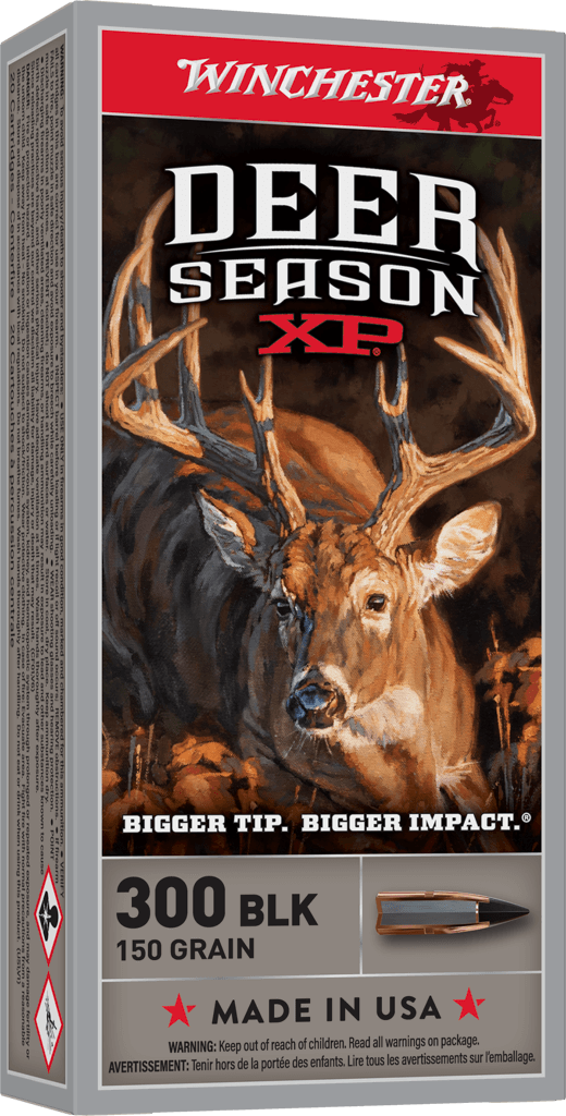 Winchester Ammo Deer Season XP 300 Blackout 150 GR Ballistic Tip, 20 Rounds per Box