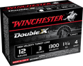 Winchester Ammo Double X 12 Gauge 3-Inch #4 High Velocity Shotshells (10 Rounds per Box, 10 Boxes per Case)