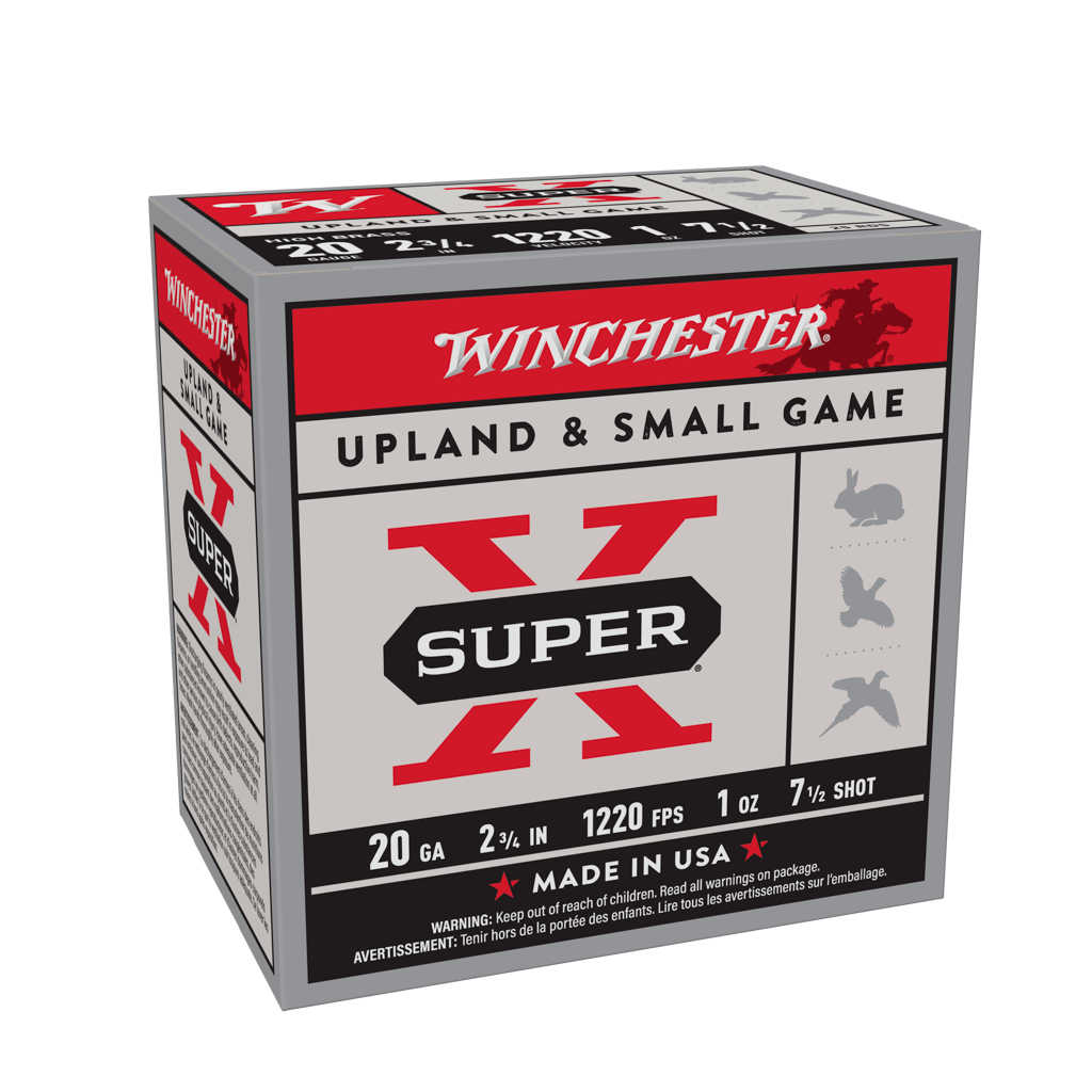 Winchester Ammo Heavy Game Load 20 Gauge 2.75 inch Shotshell - 1 oz Lead Shot, 7.5 Size, 1220 FPS