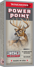 Winchester Ammo Super X Power Point .350 Legend 180 Grain Hunting Cartridges - 20 Rounds
