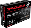 Winchester Ammo Ballistic Silvertip .243 Winchester 55 Grain Fragmenting Polymer Tip Bullets, 20 Rounds per Box