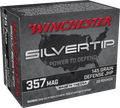 Winchester Ammo Silvertip .357 Magnum 145 Grain Jacketed Hollow Point - 20 Rounds