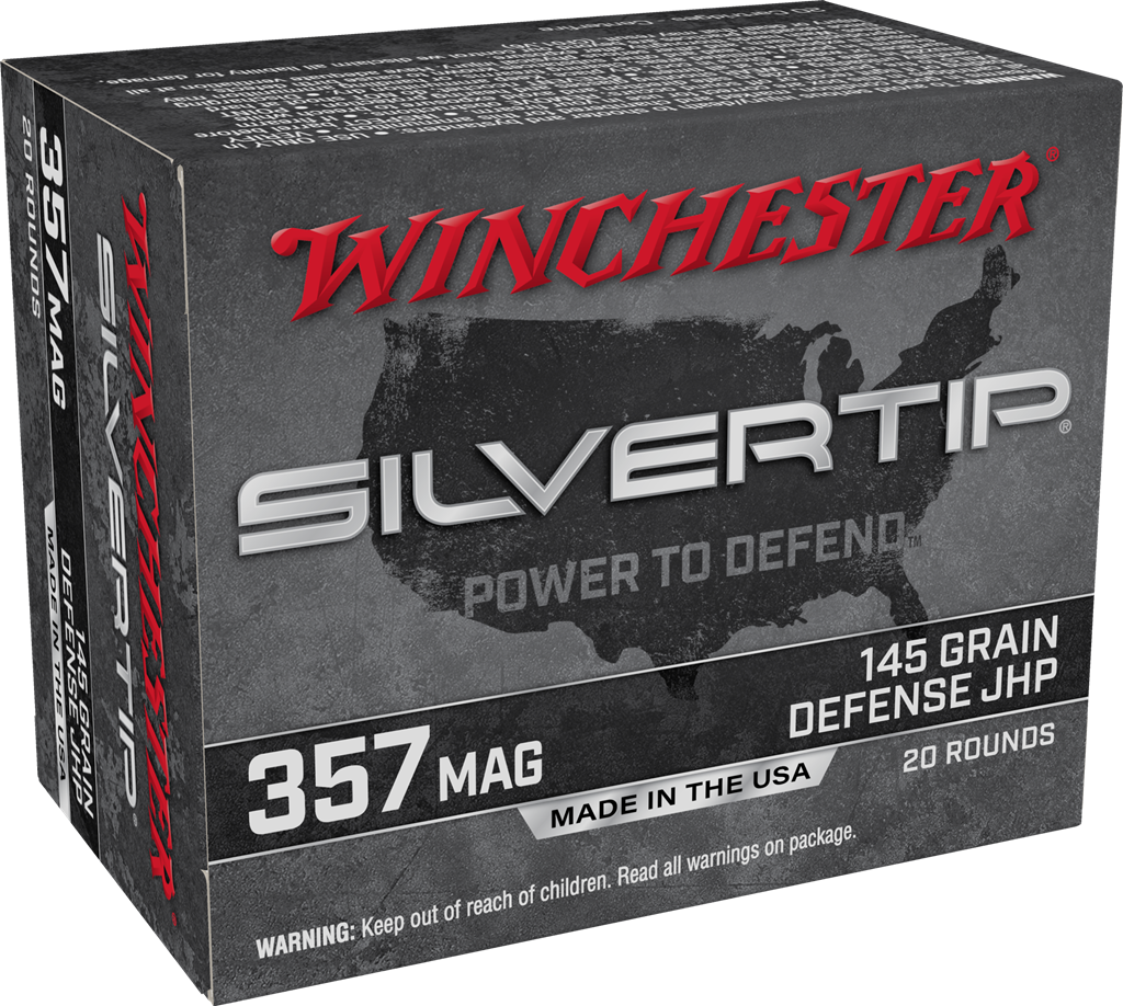 Winchester Ammo Silvertip .357 Magnum 145 Grain Jacketed Hollow Point - 20 Rounds