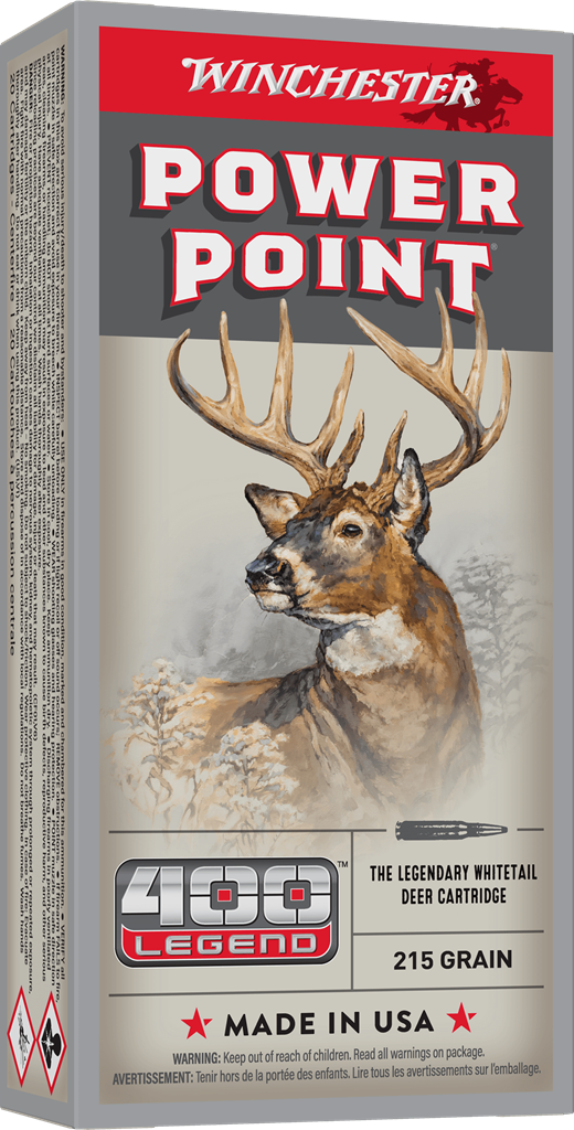 Winchester Ammo Super X Power Point .400 Legend 215 Grain 20 Rounds Box