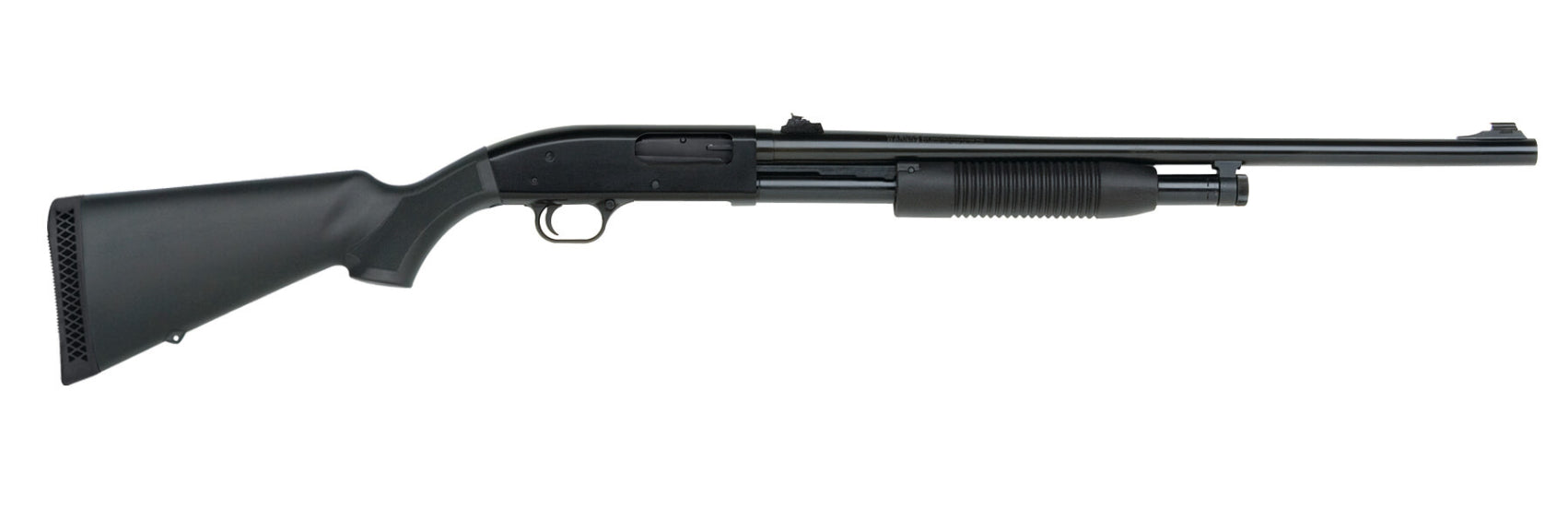 Mossberg Maverick 88 Slug 12 Gauge Pump-Action Shotgun with 24-inch Fully-Rifled Barrel and Black Synthetic Stock
