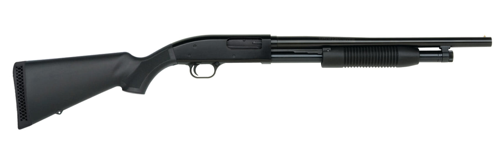 Mossberg Maverick 88 Security 12 Gauge Pump Shotgun with 18.5-inch Barrel, Black Synthetic Stock
