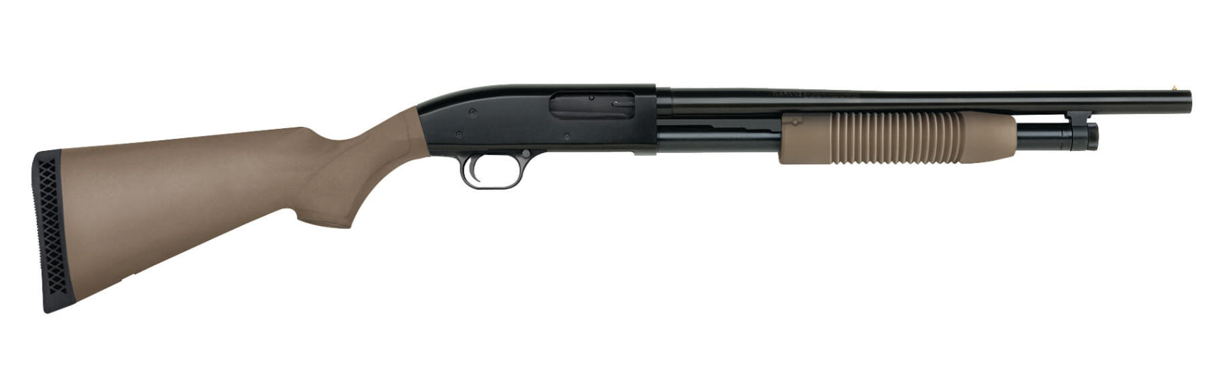 Mossberg Maverick 88 Security 12 Gauge Shotgun with 18.5 Inch Barrel and Flat Dark Earth Synthetic Stock
