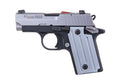Sig Sauer P238 .380 ACP Two-Tone Stainless Steel Compact Pistol with Manual Safety and 6-Round Magazine