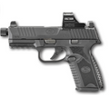 FN 509 Tactical with Holosun HS407C Black 9mm 4.5-Inch Barrel - Includes 2 Magazines and Case
