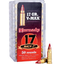 Hornady Varmint Express .17 Mach 2 17 Grain V-Max Ammo - 50 Rounds