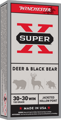 Winchester Ammo Super X Power Point .30-30 Winchester 150 Grain Jacketed Hollow Point – 20 Rounds per Box