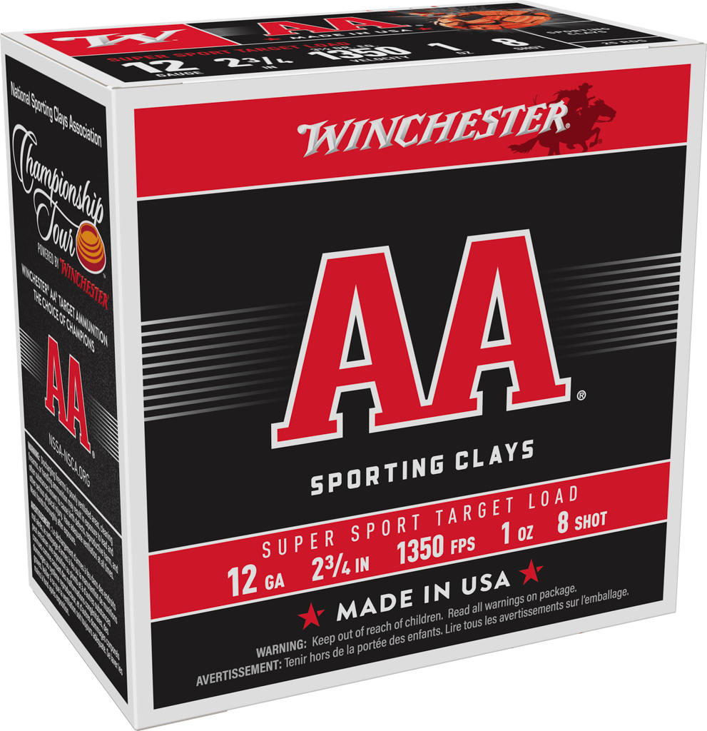 Winchester Ammo AA Sport 12 Gauge 1 oz Shotgun Shells, 25 Rounds Per Box