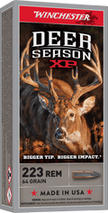 Winchester Ammo .223 Remington 64GR Extreme Point Poly Tip Hunting Ammunition - 20 Rounds