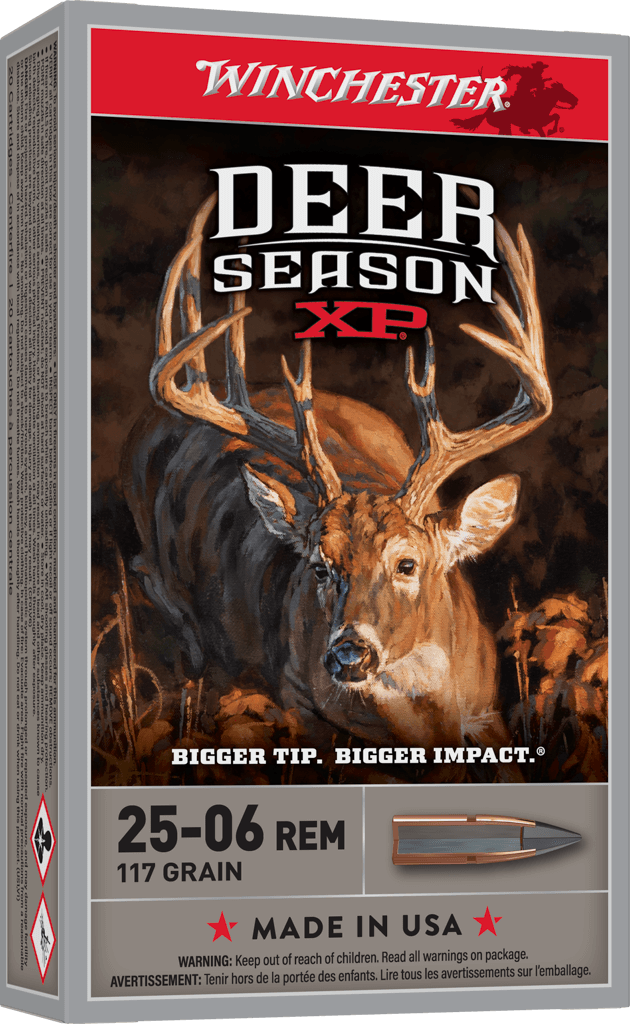 Winchester Ammo Deer Season XP 25-06 Remington 117 Grain Ballistic Tip Ammunition, 20 Rounds per Box