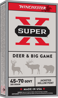 Winchester Ammo Super X .45-70 Government 300 Grain Jacketed Hollow Point Rifle Ammunition - 20 Rounds per Box
